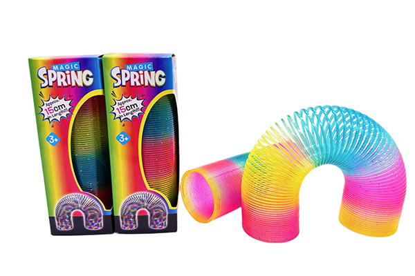 MAGIC RAINBOW SPRING (Super Lunga) Multicolorata 5x15cm – In Box Singolo…x240